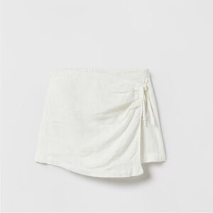 Linen Pareo Kids off white wrap skort never worn